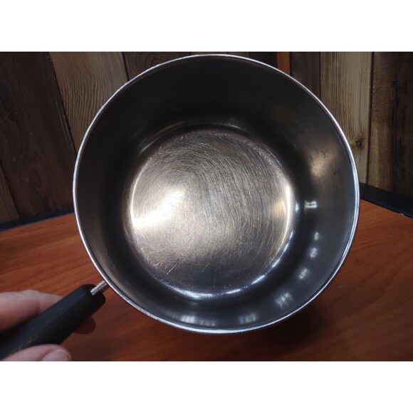 Vintage REVERE WARE 1801 Saucepan 1 1/2 Qt. Copper Bottom Stainless - Picture 3 of 7